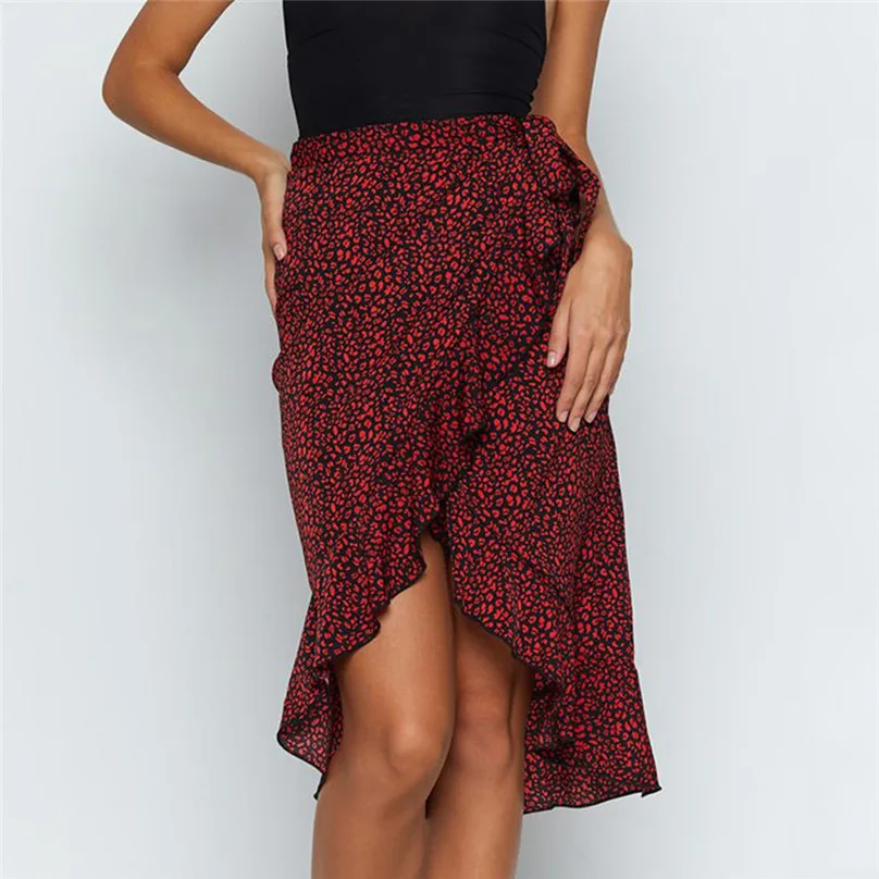 Red Skirt Ruffles Open Fork Bandage Leopard Printing Casual Straight Fashion Style Summer Skirts womens faldas para mujer #15
Red Skirt Ruffles Open Fork Bandage Leopard Printing Casual Straight Fashion Style Summer Skirts womens faldas para mujer #15