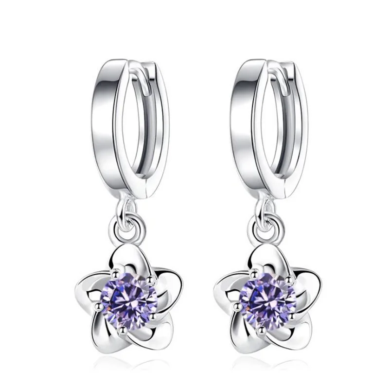 New Original 925 Sterling Silver Cherry Flower Tassel Earrings for Women White And Purple Lotus Flower Earrings Gift 5Y238
New Original 925 Sterling Silver Cherry Flower Tassel Earrings for Women White And Purple Lotus Flower Earrings Gift 5Y238