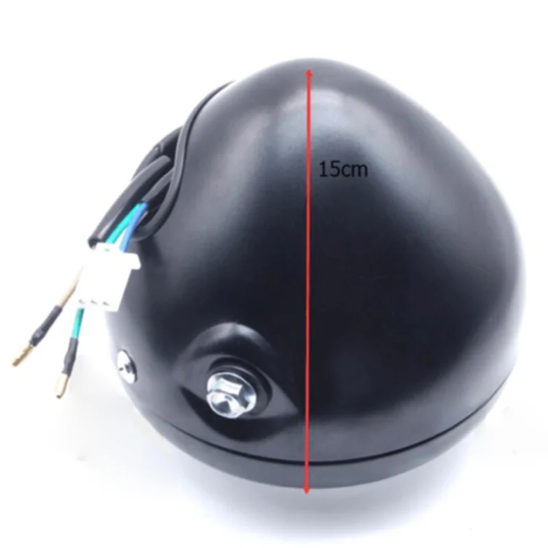1set Motorcycle Retro Front Headlight Turn Signal Light+Mount For Cafe Racer Bobber