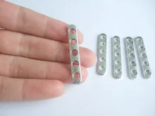 20pcs 5 Holes Flat Separator Bar For Necklace Bracelet Jewelry Making Findings 40mm Long
20pcs 5 Holes Flat Separator Bar For Necklace Bracelet Jewelry Making Findings 40mm Long