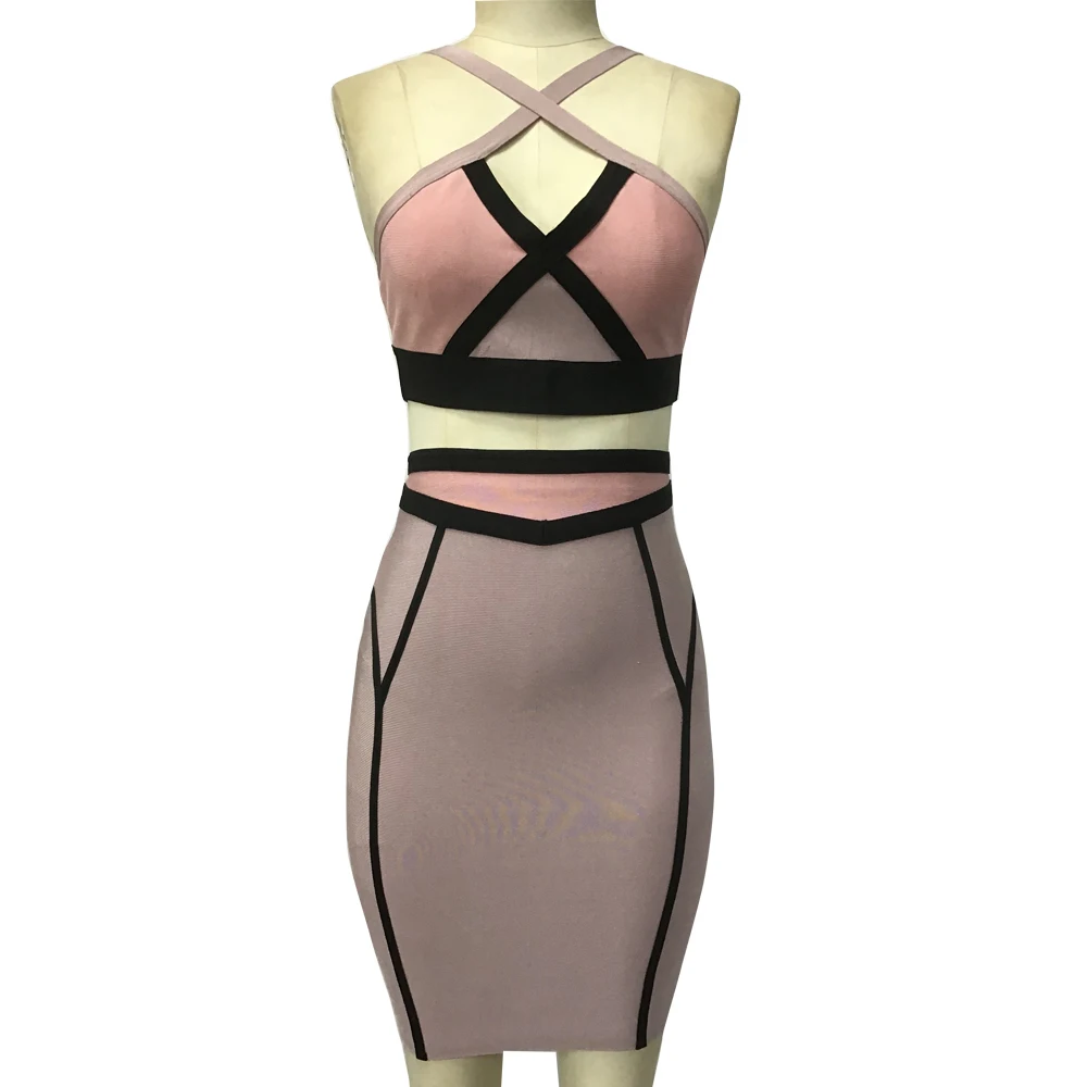 KAOUYOU Sexy Knitted Two-Piece Suit Hollow Out Bodycon Dress High Quality Bandage Dress
KAOUYOU Sexy Knitted Two-Piece Suit Hollow Out Bodycon Dress High Quality Bandage Dress