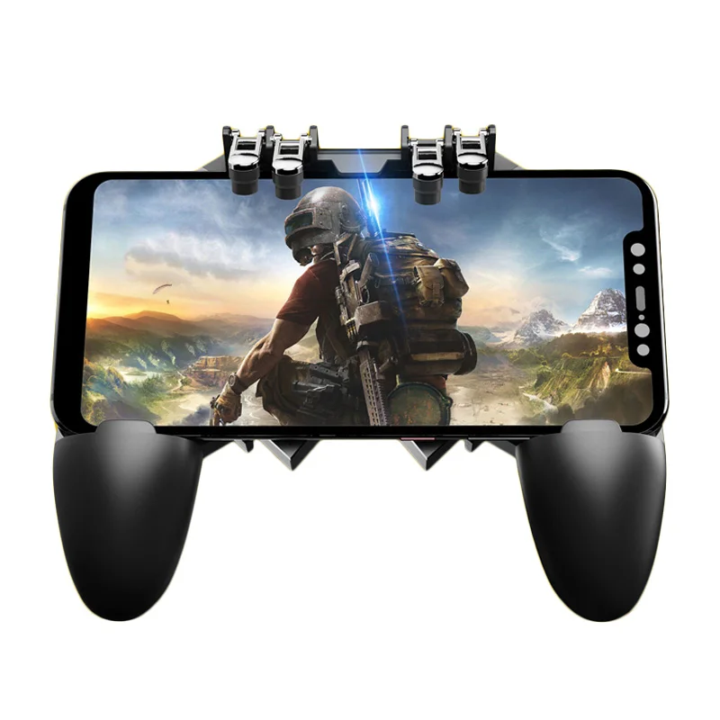 ShirLin AK66 6 Fingers Trigger Gamepad Shooter Joystick Gamer Joystick Gamer Controller with for PUBG Smartphone Phone Control
ShirLin AK66 6 Fingers Trigger Gamepad Shooter Joystick Gamer Joystick Gamer Controller with for PUBG Smartphone Phone Control