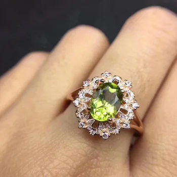 Natural green peridot gem Ring S925 Silver Natural olivine Lovely round Sunflower Lace Ring girl Women's party gift fine Jewelry
Natural green peridot gem Ring S925 Silver Natural olivine Lovely round Sunflower Lace Ring girl Women's party gift fine Jewelry