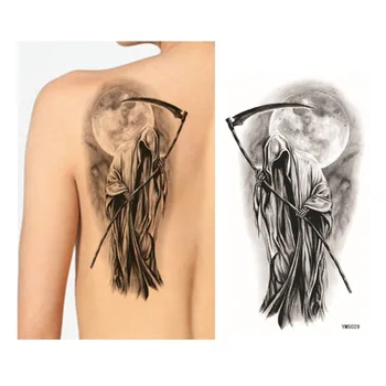 4pcs 3D Waterproof Temporary Tattoo Stickers Azrael Pattern Tattoos Skull Fake Tattoos Body Art Cool For Men Women 20 Designs
4pcs 3D Waterproof Temporary Tattoo Stickers Azrael Pattern Tattoos Skull Fake Tattoos Body Art Cool For Men Women 20 Designs