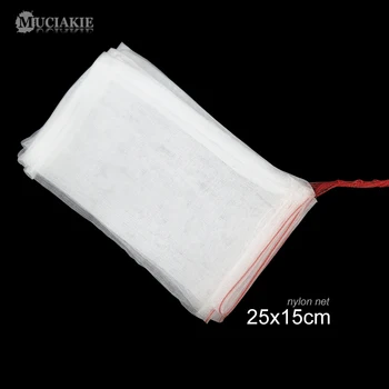 5PCS 25x15cm Nylon Netting White Fabric Grow Bags Nylon Mesh Net Garden Plants Fruit Protection Bag Anti Brid Drawstring Bag
5PCS 25x15cm Nylon Netting White Fabric Grow Bags Nylon Mesh Net Garden Plants Fruit Protection Bag Anti Brid Drawstring Bag