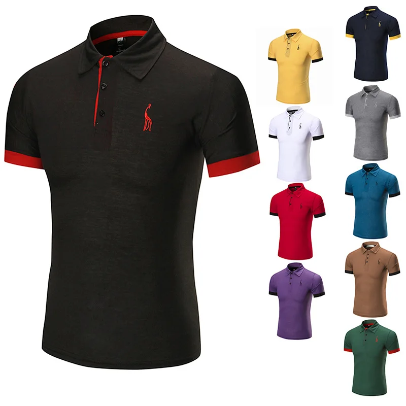 Embroidered Solid Color Eden Park Homme Polo Shirt Men's Polo Crocodile Casual Coat Lapel Short Sleeve Large Size 5XL;YA231
Embroidered Solid Color Eden Park Homme Polo Shirt Men's Polo Crocodile Casual Coat Lapel Short Sleeve Large Size 5XL;YA231
