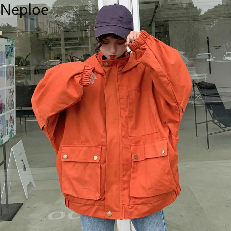Neploe Spring Loose Large Size Female Windbreaker Jacket Harajuku Hooded Jacket Student BF Coat Oversize Jacket Basic Coat 38975
Neploe Spring Loose Large Size Female Windbreaker Jacket Harajuku Hooded Jacket Student BF Coat Oversize Jacket Basic Coat 38975