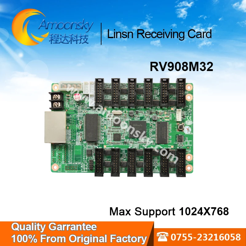 Linsn RV908M32 received card led display controller led display synchronization control system linsn card
Linsn RV908M32 received card led display controller led display synchronization control system linsn card