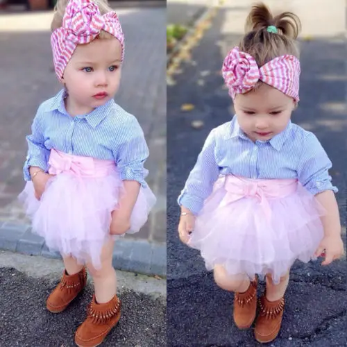 Kids Baby Girls clothes cotton Stripes T-shirt Top +Lace Tutu Skirt Outfits Set Clothes 2pcs
Kids Baby Girls clothes cotton Stripes T-shirt Top +Lace Tutu Skirt Outfits Set Clothes 2pcs