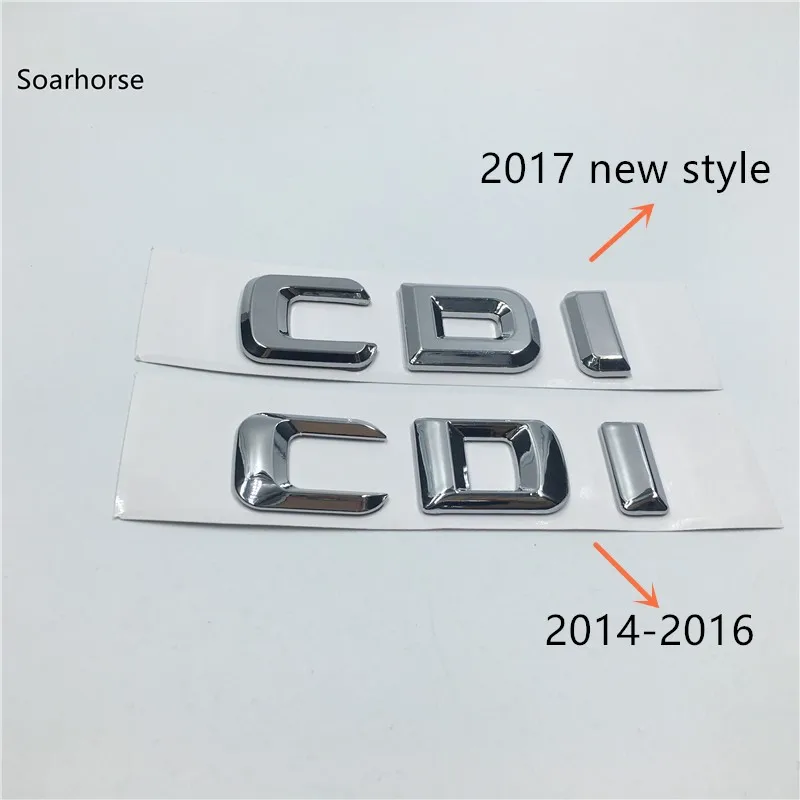 

Soarhorse New Styling For Mercedes Benz CDI AMG 4 Matic Car Rear Trunk Letters Badge Emblem Stickers