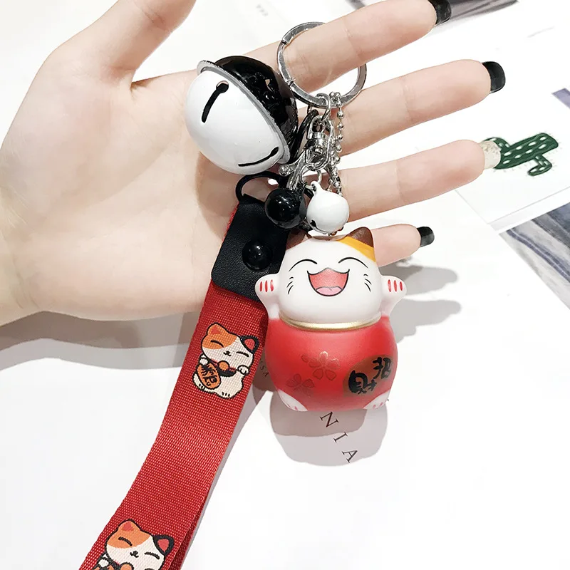 Creative new Safe Cute Lucky Cat Cartoon Doll Key Chain, Sweet Face Fob Car Bag Bell Key Chain Ring, National Jewelry, Wholesale
Creative new Safe Cute Lucky Cat Cartoon Doll Key Chain, Sweet Face Fob Car Bag Bell Key Chain Ring, National Jewelry, Wholesale
