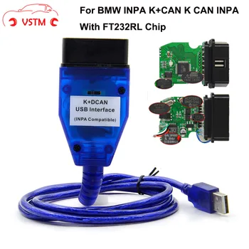 VSTM INPA Compatible USB OBD2 interface Switched Function Supports K-Line Protocols For BMW INPA K+DCAN FTDI FT232RQ Chip
VSTM INPA Compatible USB OBD2 interface Switched Function Supports K-Line Protocols For BMW INPA K+DCAN FTDI FT232RQ Chip