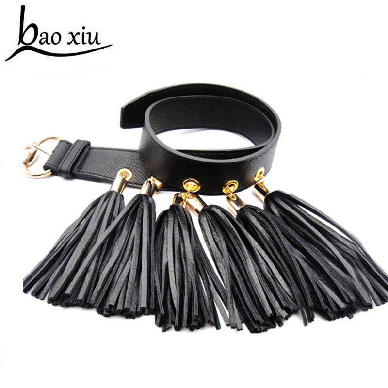 Hot Sale Fashion women Belts clothing PU Leather belt female long tassel strap black waistband female High quality Wholesale
Hot Sale Fashion women Belts clothing PU Leather belt female long tassel strap black waistband female High quality Wholesale