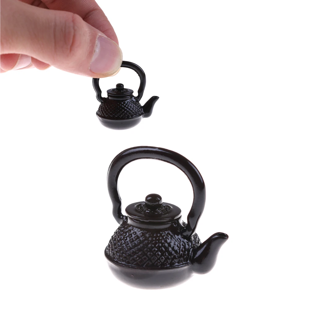 ZTOYL mini Black Metal Boiling Water Kettle 1/12 Dollhouse Kitchen Canteen Miniature Doll House Decor Girl Gift Toys Doll Acc
ZTOYL mini Black Metal Boiling Water Kettle 1/12 Dollhouse Kitchen Canteen Miniature Doll House Decor Girl Gift Toys Doll Acc