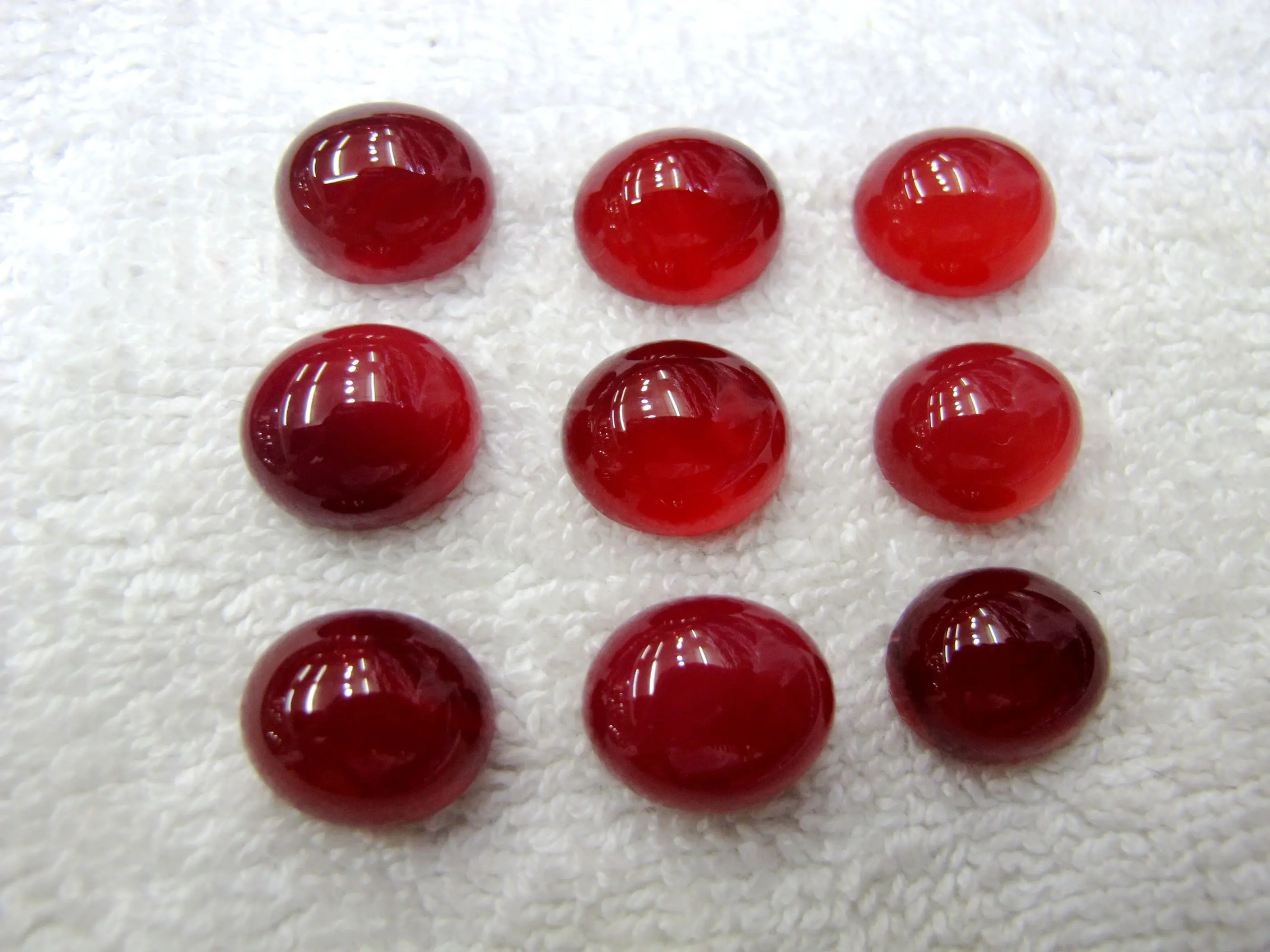 Beauty Ruby Red Carnelian Agate 8x10mm Oval Gem Cabochon Natural Gem Stone Jewelry Ring Cabochon 50pcs/lot
Beauty Ruby Red Carnelian Agate 8x10mm Oval Gem Cabochon Natural Gem Stone Jewelry Ring Cabochon 50pcs/lot
