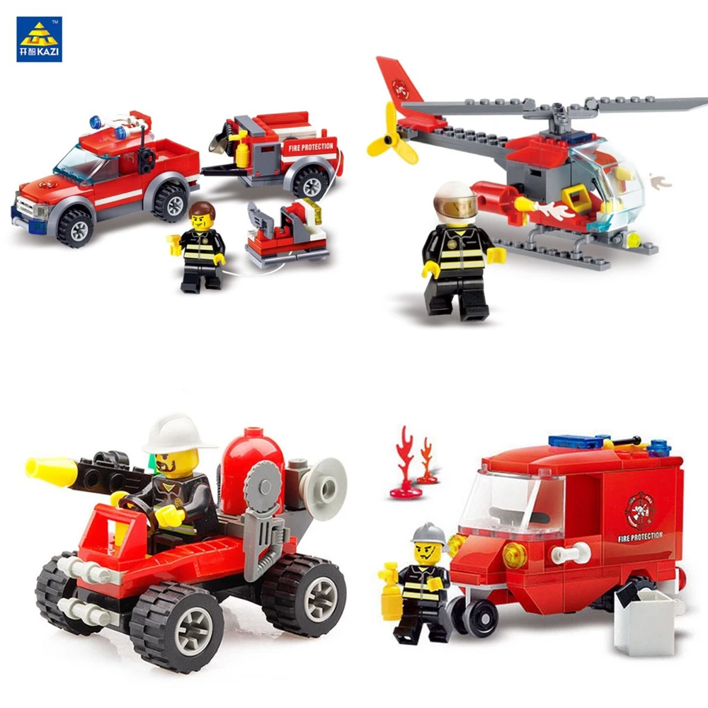 KAZI City Fire Fighting Series Building Brick Toys DIY Firefighting Crew Fire Brigade Truck Car Education Blocks
KAZI City Fire Fighting Series Building Brick Toys DIY Firefighting Crew Fire Brigade Truck Car Education Blocks