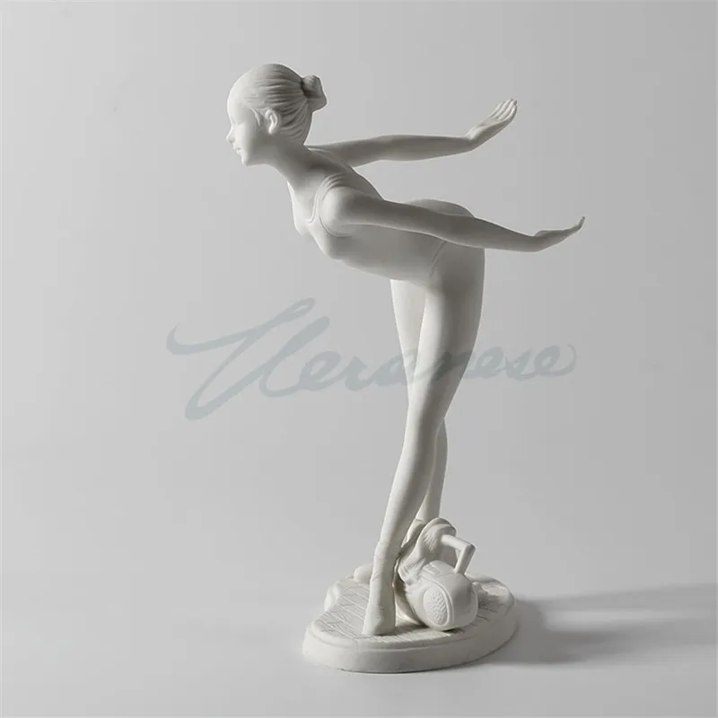 European Modern Resin Ballet Teenage Girl Statue Ballerina Sculpture Abstract Characters Figurine Home Decoration R1854
European Modern Resin Ballet Teenage Girl Statue Ballerina Sculpture Abstract Characters Figurine Home Decoration R1854