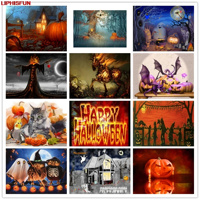 LIPHISFUN Handmade Cross Stitch Embroidery Diamond Painting Full Drill Home Decor Wallpaper Square/round art Halloween pumpkin
LIPHISFUN Handmade Cross Stitch Embroidery Diamond Painting Full Drill Home Decor Wallpaper Square/round art Halloween pumpkin