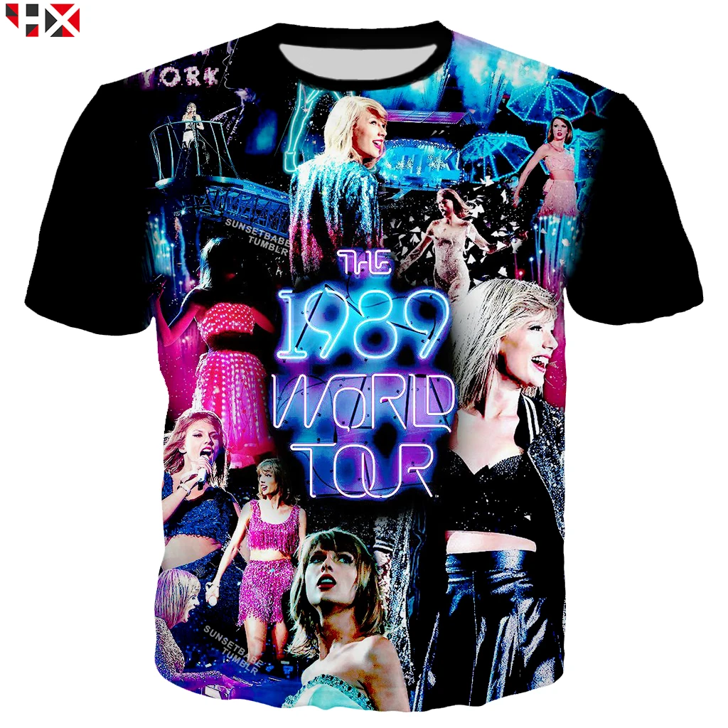 Fashion Popular Country Singer Taylor T Shirt Men/Women 3D Printed Short Sleeve T-shirts Harajuku Style Streetwear Top S190
Fashion Popular Country Singer Taylor T Shirt Men/Women 3D Printed Short Sleeve T-shirts Harajuku Style Streetwear Top S190