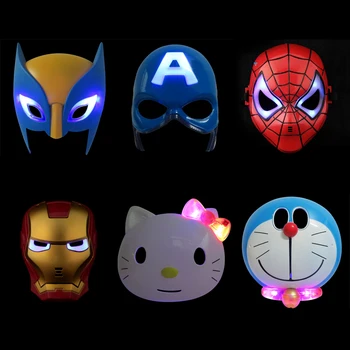 LED Light Super Hero Mask The Avengers Wolverine Spiderman Captain America Iron Man Mask Party Cosplay Halloween Kids Toy
LED Light Super Hero Mask The Avengers Wolverine Spiderman Captain America Iron Man Mask Party Cosplay Halloween Kids Toy