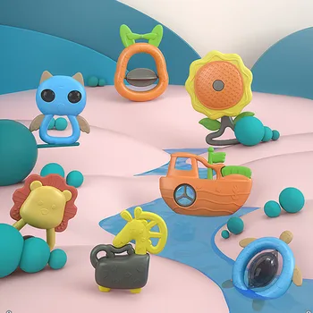 10Pcs Funny Animal Rattle Children's Toys Rattle Set 0-1Years Old Baby Rattle Teether Parent-child Interactive Toys
10Pcs Funny Animal Rattle Children's Toys Rattle Set 0-1Years Old Baby Rattle Teether Parent-child Interactive Toys