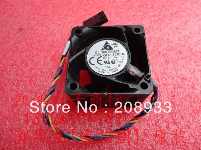 For Delta / Delta QFR0412EHN 4CM 4028 12V 0.51A four-wire PWM thermostatically controlled fan+cooling fan
For Delta / Delta QFR0412EHN 4CM 4028 12V 0.51A four-wire PWM thermostatically controlled fan+cooling fan