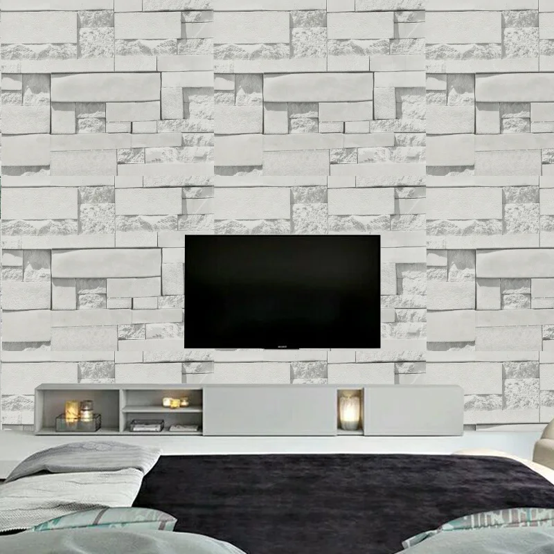 Modern Gray Brick Auspicious Wallpaper 3D PVC Waterproof Self Adhesive Wall Paper Living Room bedroom TV Background Wall Decor
Modern Gray Brick Auspicious Wallpaper 3D PVC Waterproof Self Adhesive Wall Paper Living Room bedroom TV Background Wall Decor