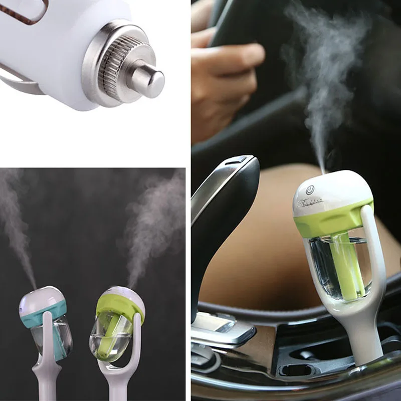 Flavoring in the car 12V Car Steam Humidifier Air Purifier Aroma Essential oil diffuser Aromatherapy Mist Maker Fogger