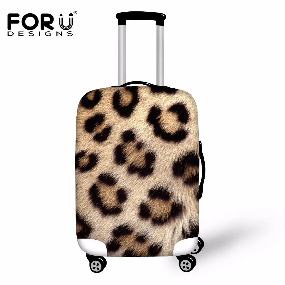 FORUDESIGNS 3D Leopard Printed Luggage Protective Cover Spandex Waterproof Anti-dust Rain Cover for 18-30inch Suitcase Case
FORUDESIGNS 3D Leopard Printed Luggage Protective Cover Spandex Waterproof Anti-dust Rain Cover for 18-30inch Suitcase Case