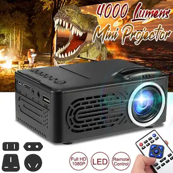LEORY Newest 4000 Lumens 1080P HD LED Portable Projector 320x240 Resolution Multimedia Home Cinema Movie Beamer Video Theater
LEORY Newest 4000 Lumens 1080P HD LED Portable Projector 320x240 Resolution Multimedia Home Cinema Movie Beamer Video Theater