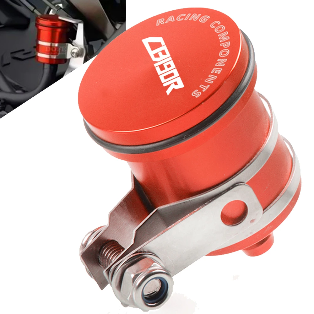CNC Aluminum Motorcycle Rear Brake Fluid Reservoir Clutch Tank Oil Cup for honda CB190r hornet 190 CBF190R 2015 2016 2017 2018
CNC Aluminum Motorcycle Rear Brake Fluid Reservoir Clutch Tank Oil Cup for honda CB190r hornet 190 CBF190R 2015 2016 2017 2018
