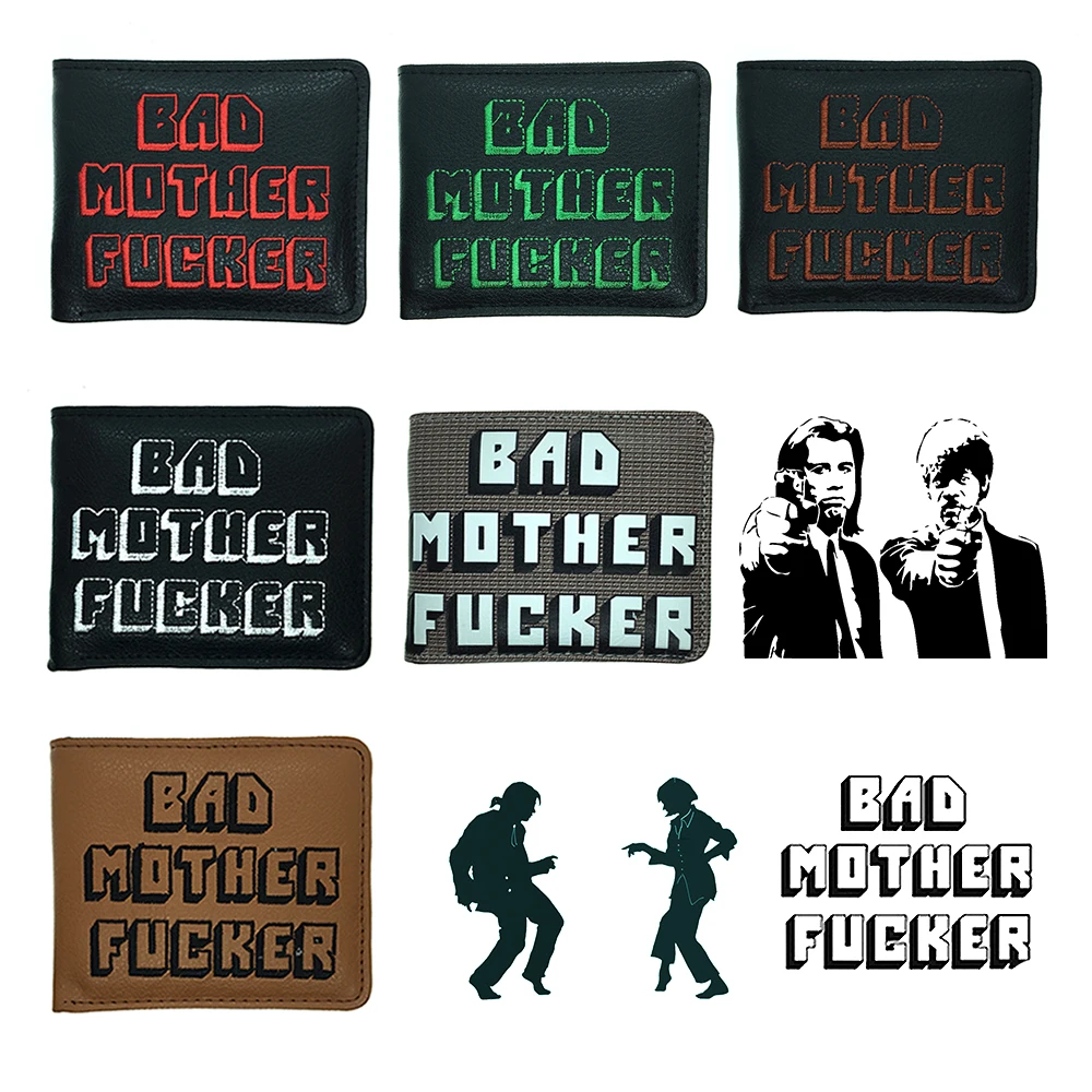 New Design Pulp Fiction bad mother Pu Short wallet Boys Girls zip Pocket Bifold Photo Card Holder Layers leather Coin Purse Gift
New Design Pulp Fiction bad mother Pu Short wallet Boys Girls zip Pocket Bifold Photo Card Holder Layers leather Coin Purse Gift