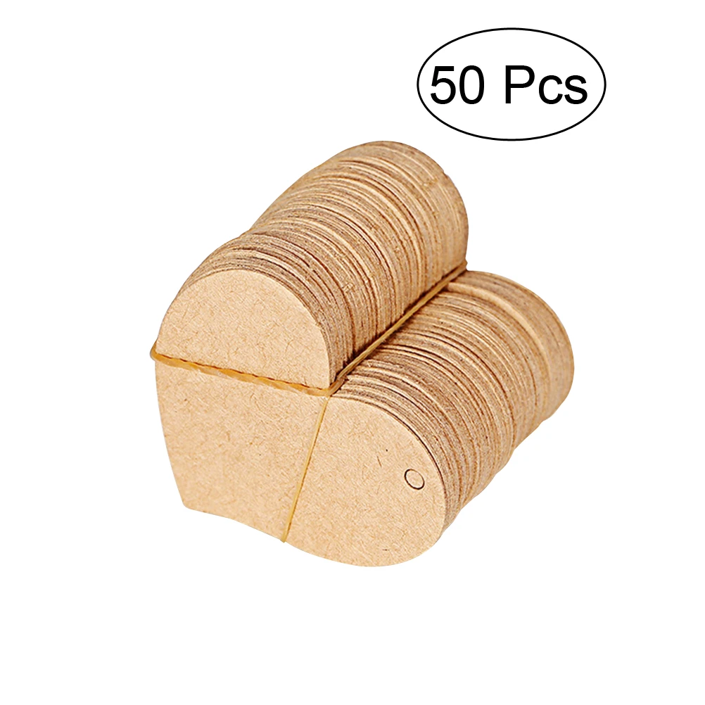 50pcs Heart Shape Kraft Paper Hang Tags Clothing Shoes Hang Tags Craft Gift Tags Wedding/Birthday Party Candy Boxes Price Tags
50pcs Heart Shape Kraft Paper Hang Tags Clothing Shoes Hang Tags Craft Gift Tags Wedding/Birthday Party Candy Boxes Price Tags