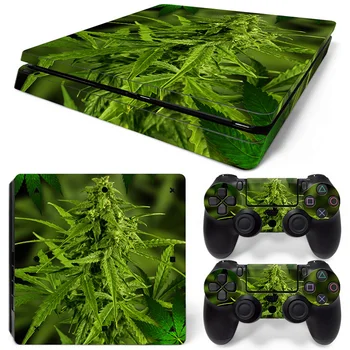 Green leaves sticker for PS4 slim console and two controller skin covers #TN-P4Slim-0193
Green leaves sticker for PS4 slim console and two controller skin covers #TN-P4Slim-0193