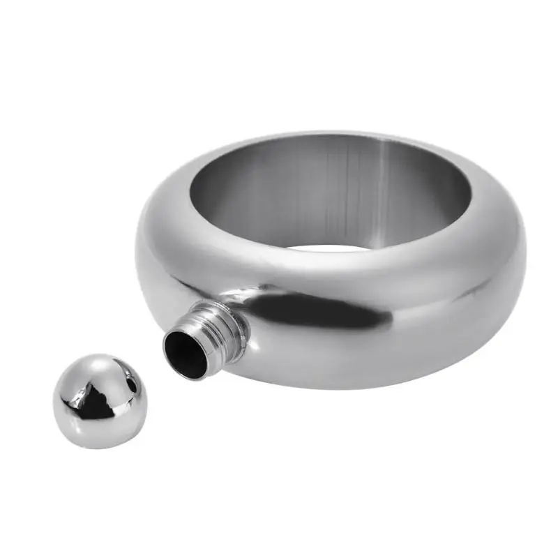 30pcs/lot 3.5ozStainless Steel Jug Bracelet Hip Flasks Portable Creative Round Chic Funnel Bangle Gift Whiskey Alcohol Drinkware
30pcs/lot 3.5ozStainless Steel Jug Bracelet Hip Flasks Portable Creative Round Chic Funnel Bangle Gift Whiskey Alcohol Drinkware