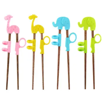 1 Pair Baby Training Chopsticks Solid Wood Eating Auxiliary Training Chopsticks Cartoon Children Learning Chopsticks
1 Pair Baby Training Chopsticks Solid Wood Eating Auxiliary Training Chopsticks Cartoon Children Learning Chopsticks