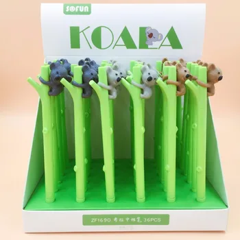 36pcs/pack 0.5mm black ink creative cute cartoon bamboo Koala tree bear gel pen/student prize promotion gift unisex sign pen
36pcs/pack 0.5mm black ink creative cute cartoon bamboo Koala tree bear gel pen/student prize promotion gift unisex sign pen