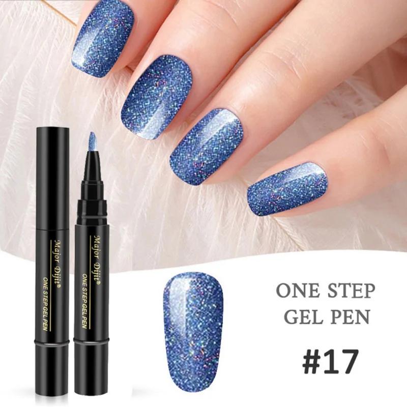 New! Nail Gel Polish Pen Gel Nail Varnish Glitter UV Nail Art Tools Lasting Top Base Coat 18 Colors 
New! Nail Gel Polish Pen Gel Nail Varnish Glitter UV Nail Art Tools Lasting Top Base Coat 18 Colors