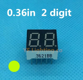Green 0.36 inch 7 Segment LED Display 2 Bit Digital Tube 0.36" 0.36in Common ANODE(Nixie tube)
Green 0.36 inch 7 Segment LED Display 2 Bit Digital Tube 0.36" 0.36in Common ANODE(Nixie tube)