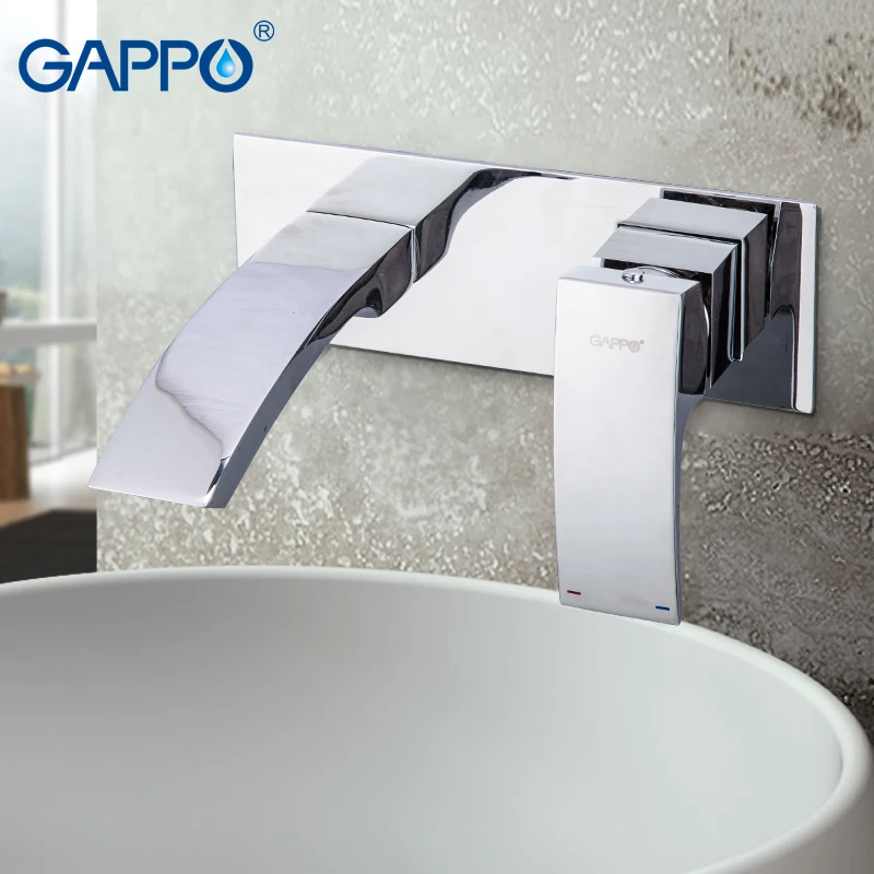 

GAPPO Basin Faucet wall mounted bathroom sink faucet waterfall basin taps Water mixer shower mixers tap Sanitary Ware Suite