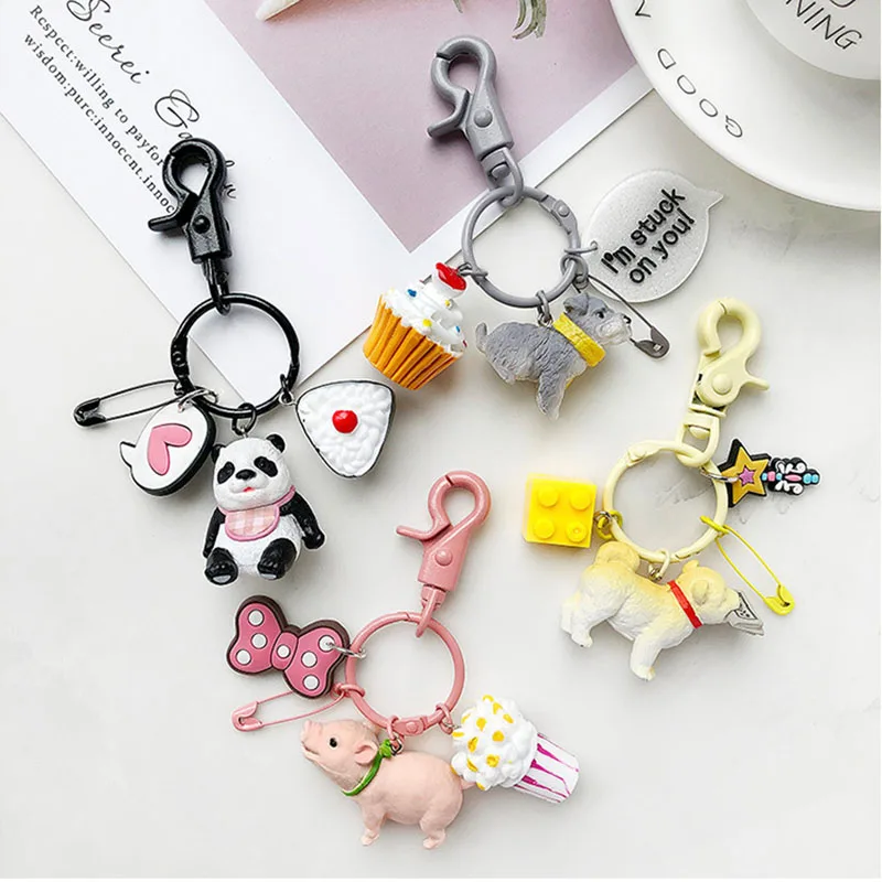 2019 New Cartoon Bulldog Corgi Dog Keychain Cute Panda Pig Keyrings Kids Toy Key Chain for Women Men Car Bag Key Holder Jewelry
2019 New Cartoon Bulldog Corgi Dog Keychain Cute Panda Pig Keyrings Kids Toy Key Chain for Women Men Car Bag Key Holder Jewelry