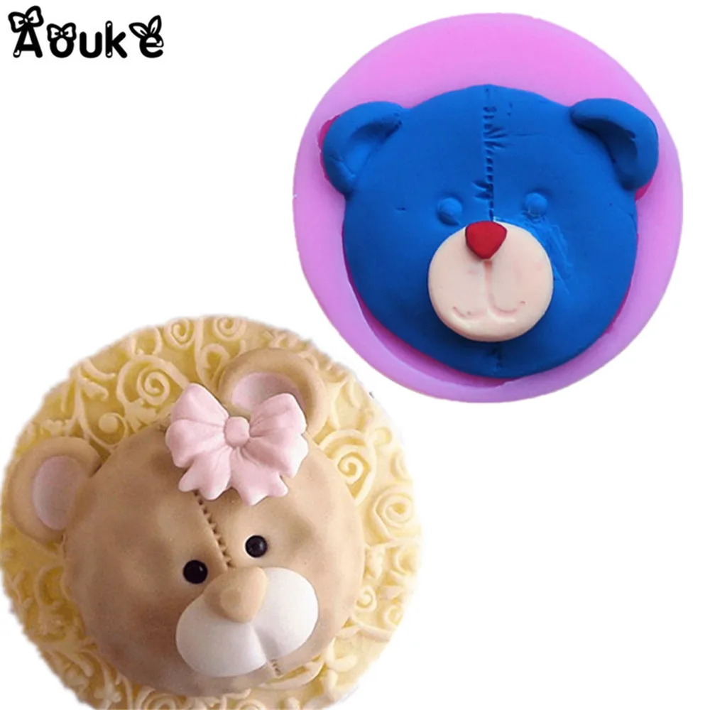 Small Bear Shape Cake Decoration Silicone Mold Soap Chocolate Fondant Molds Embossed Pastry Mould DIY Kitchen Baking Tools G122
Small Bear Shape Cake Decoration Silicone Mold Soap Chocolate Fondant Molds Embossed Pastry Mould DIY Kitchen Baking Tools G122
