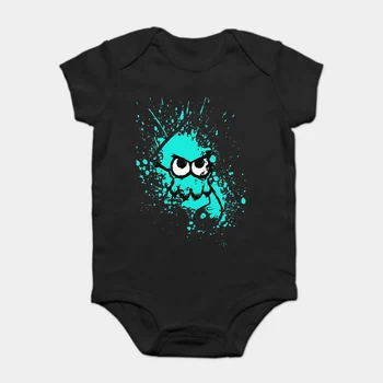Baby Onesie Baby Bodysuits kid t shirt Custom Boy Splatoon in Black with White Splashes Cyan Eyes Mask Squidlarge Size Design s
Baby Onesie Baby Bodysuits kid t shirt Custom Boy Splatoon in Black with White Splashes Cyan Eyes Mask Squidlarge Size Design s