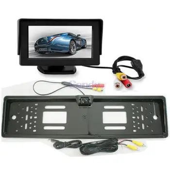 New 4.3 inch LCD Car Monitor Rearview backlight display and Europe license plate frame Waterproof Shockproof car earview camera
New 4.3 inch LCD Car Monitor Rearview backlight display and Europe license plate frame Waterproof Shockproof car earview camera