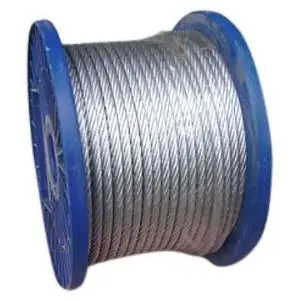 6MM, 6X19S+NF ungalvanized steel wire rope for electric elevator lifter dragging lifting cable speed-limited rope
6MM, 6X19S+NF ungalvanized steel wire rope for electric elevator lifter dragging lifting cable speed-limited rope