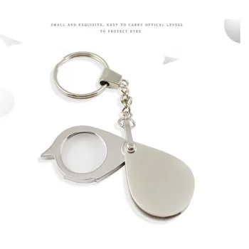 Folding Keychain Magnifier 10X Magnification Rotating Full Metal Handle 30mm Magnifying Glass Pocket Portable Keychain Magnifier
Folding Keychain Magnifier 10X Magnification Rotating Full Metal Handle 30mm Magnifying Glass Pocket Portable Keychain Magnifier