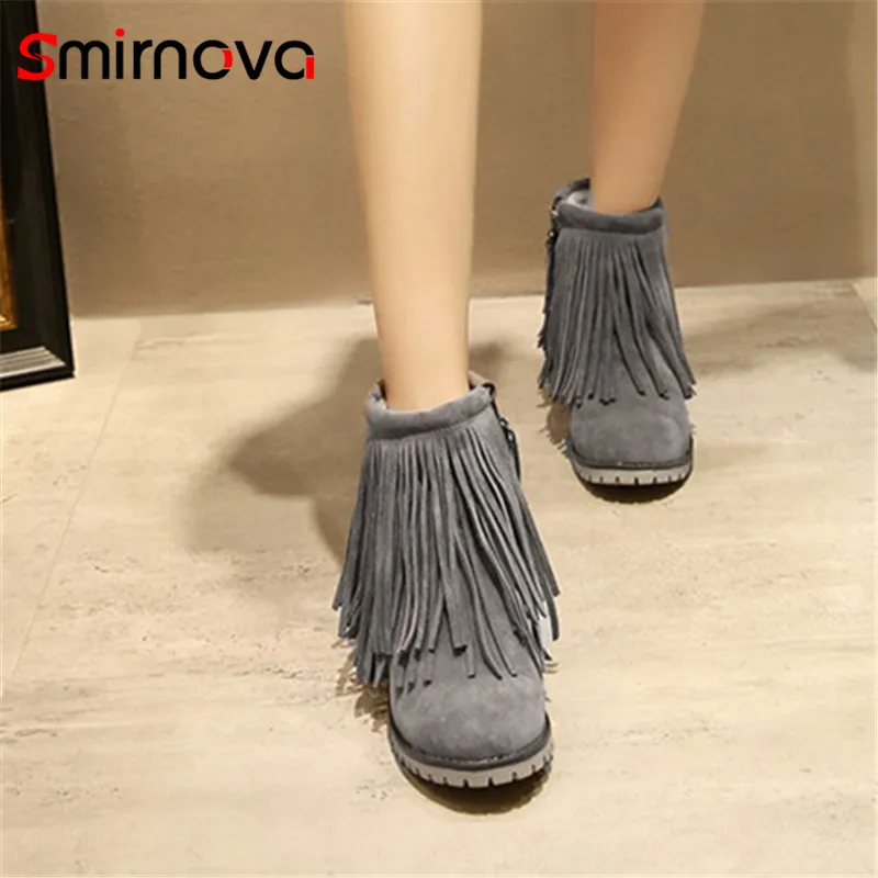 Smirnova new arrive 2020 elegant flock woman boots high heel winter keep warm snow ankle boots large size 34-43 boots ladies
Smirnova new arrive 2020 elegant flock woman boots high heel winter keep warm snow ankle boots large size 34-43 boots ladies
