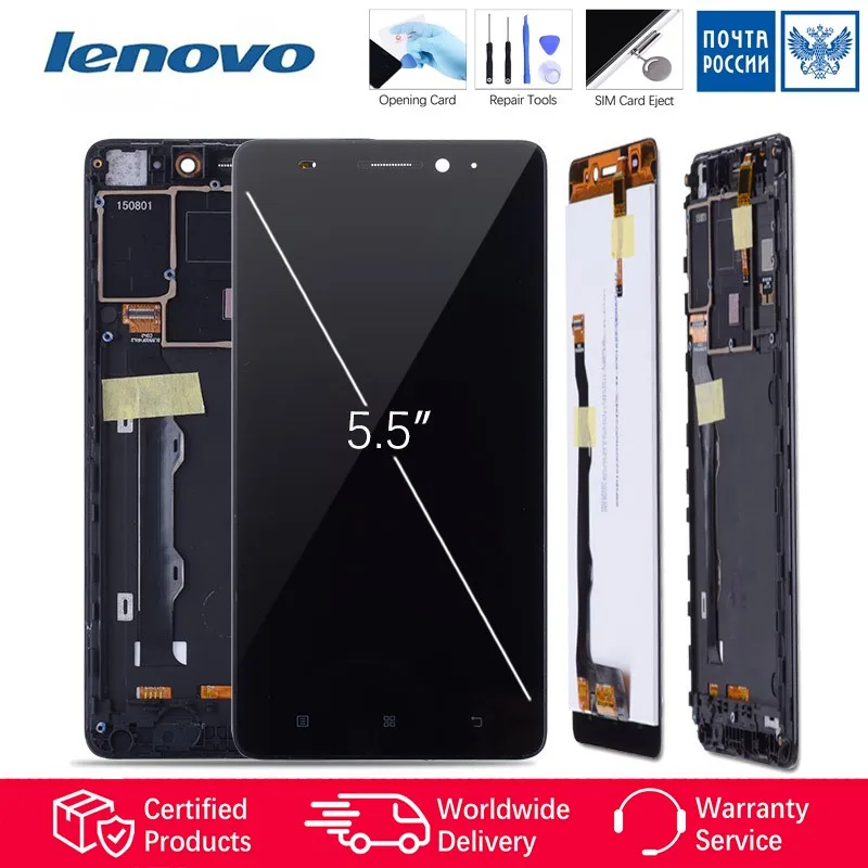 Original 5.5'' LCD For Lenovo K3 Note Display with Frame K50-T5 Touch Screen Digitizer for Lenovo K3 Note LCD Display Screen
Original 5.5'' LCD For Lenovo K3 Note Display with Frame K50-T5 Touch Screen Digitizer for Lenovo K3 Note LCD Display Screen
