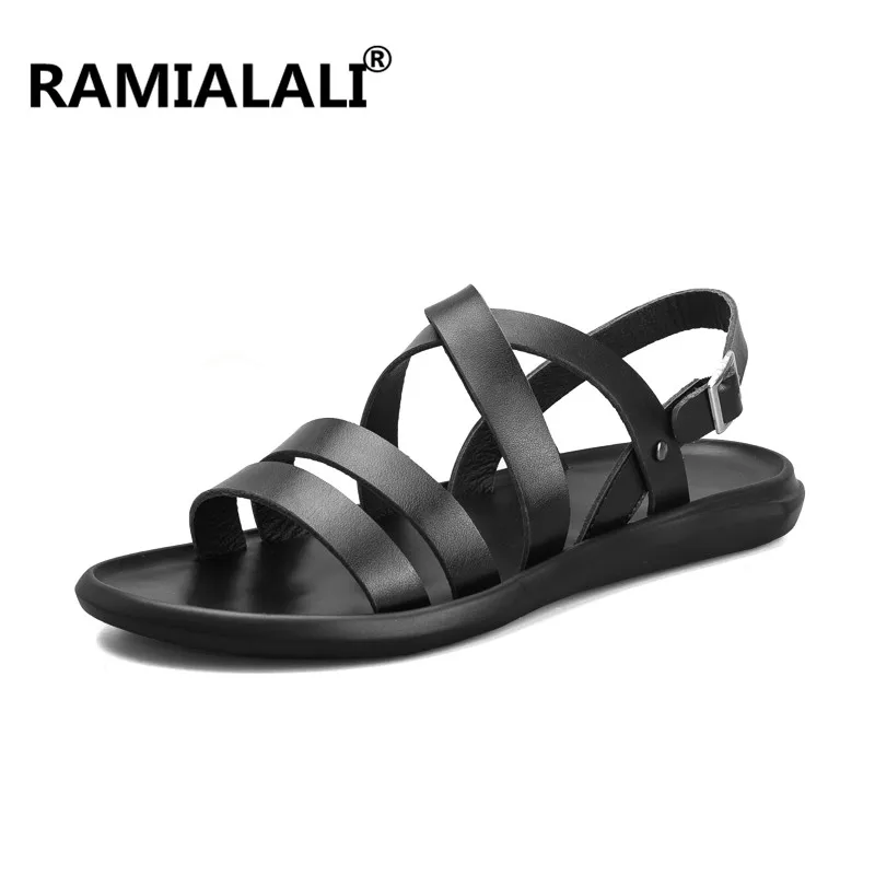 High Quality Gladiator Leather Men Sandals Fashion Beach Sandals Casual Male Slippers Outdoor Non-slip Shoes
High Quality Gladiator Leather Men Sandals Fashion Beach Sandals Casual Male Slippers Outdoor Non-slip Shoes