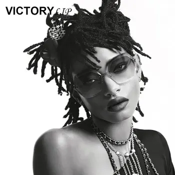 VictoryLip Hot Oversized Women Sun Glasses Irregular Transparent Gradient Brand Designer sunglasses Lady Big Clear Mirror Gafas
VictoryLip Hot Oversized Women Sun Glasses Irregular Transparent Gradient Brand Designer sunglasses Lady Big Clear Mirror Gafas